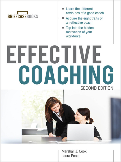 Title details for Manager's Guide to Effective Coaching by Marshall Cook - Available